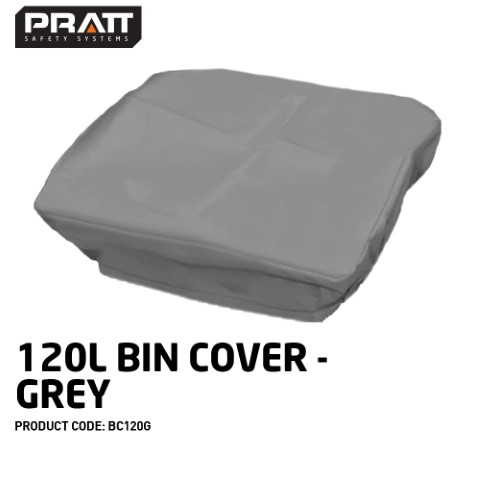 PRATT 120L BIN COVER - GREY